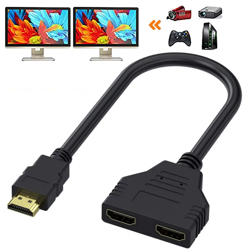 Xbox Laptop Accessories - HDMI-совместимый сплиттер-адаптер с одним штекером и