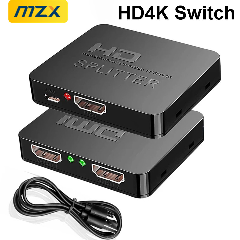 Xbox Laptop Accessories - 4K HDMI-совместимый разветвитель 1x2, распределитель видео