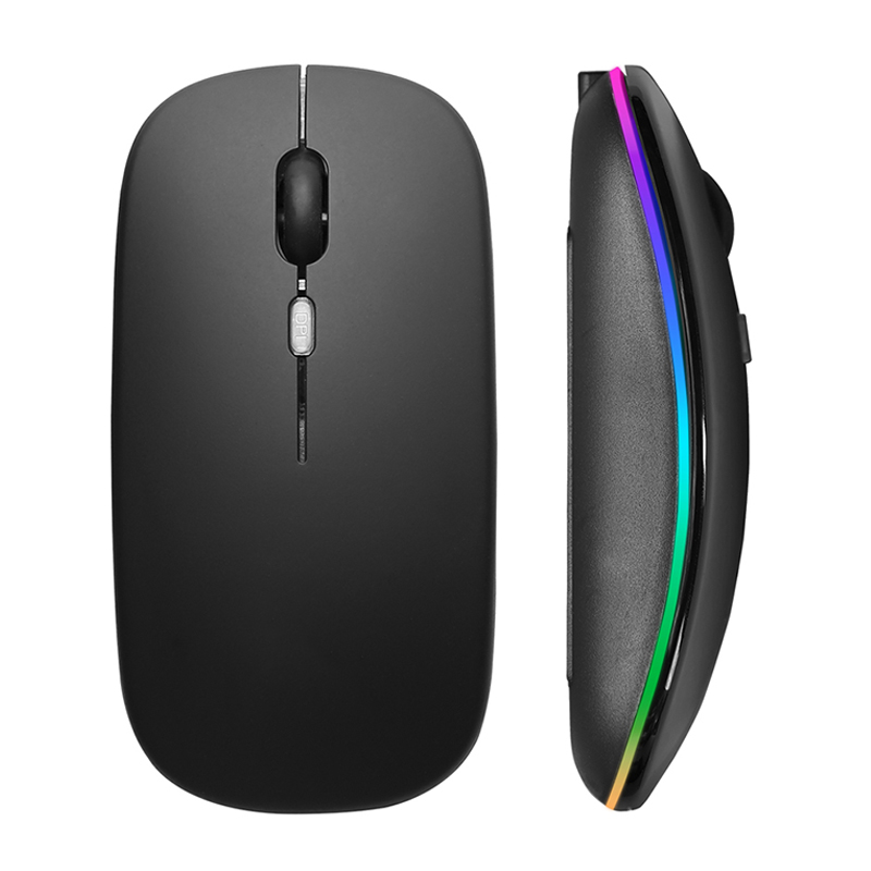 Laptop Accessories Mouse - Беспроводная мышь RGB перезаряжаемая USB 2,4