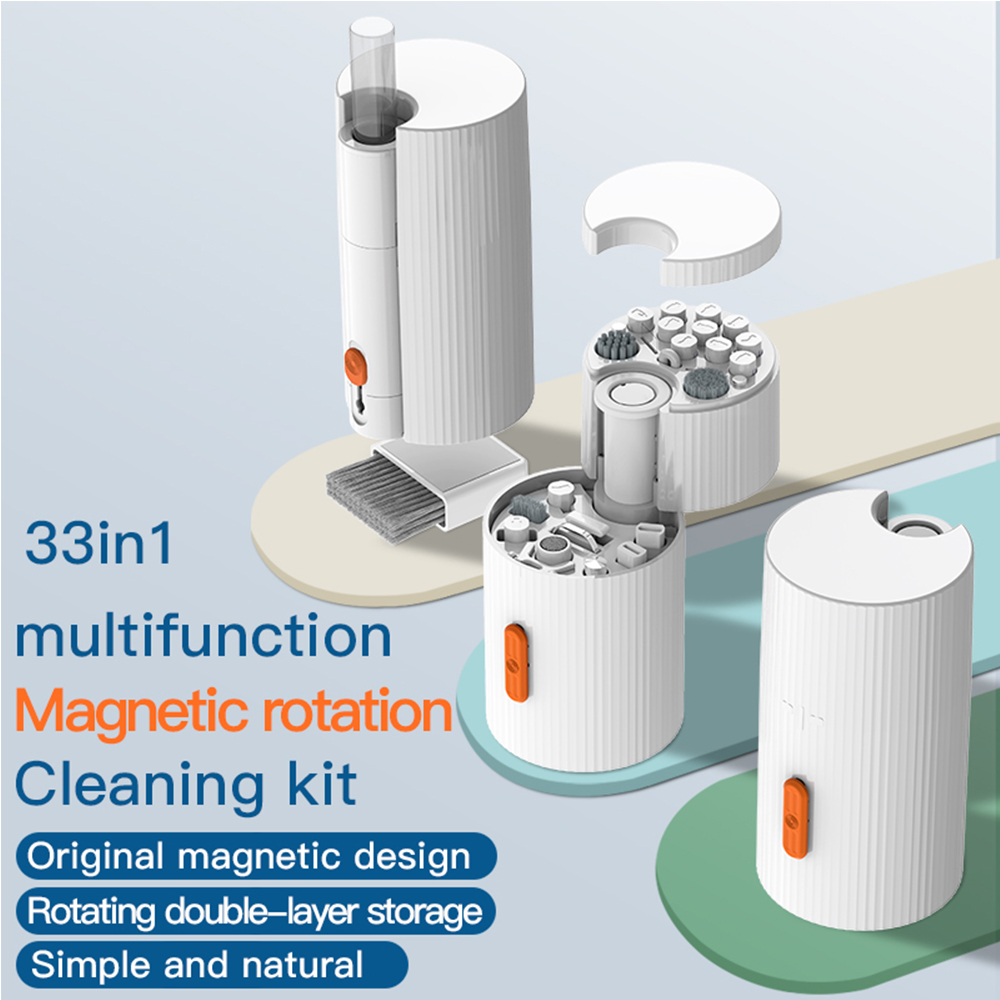 Laptop Accessories Cleaning Kit - Набор для чистки 33-в-1: магнитный вращающийся