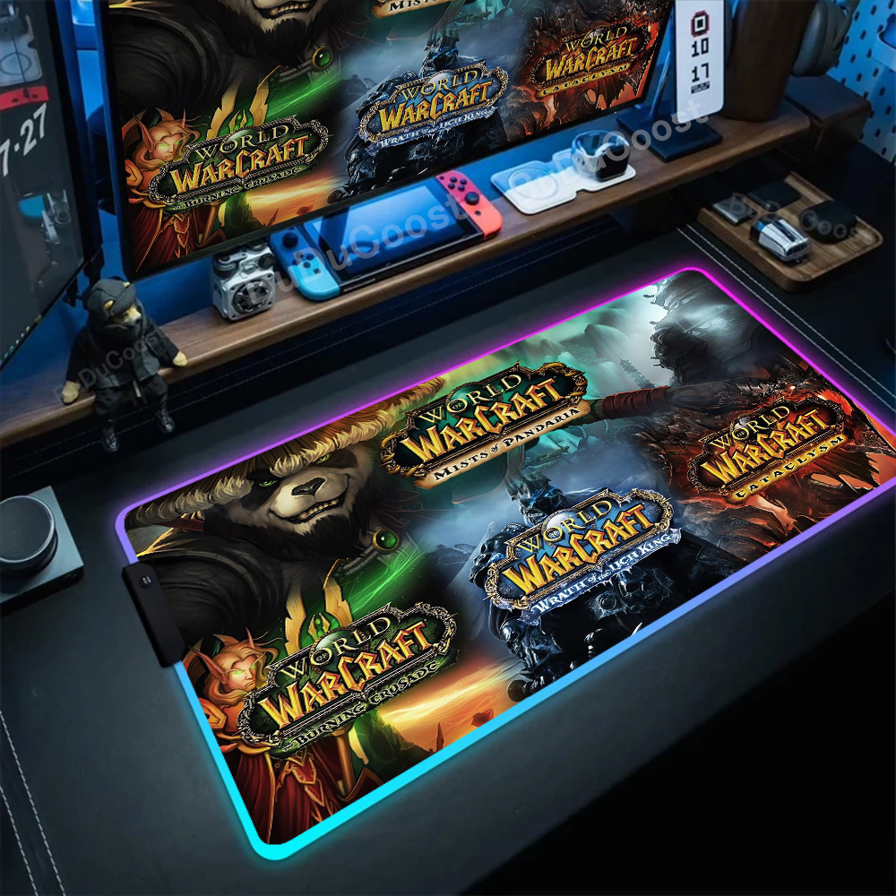 Laptop Accessories World - RGB коврик для мыши, большой Настольный