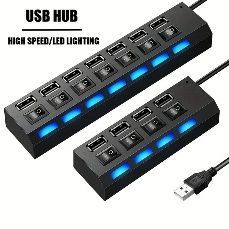 USB 2.0-хаб с 4/7 портами, ада – обзор и цена Laptop Accessories For Programmers
