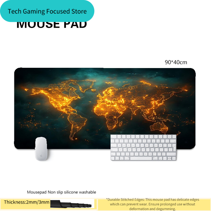 Коврик для мыши с картой мира, – обзор и цена Laptop Accessories World