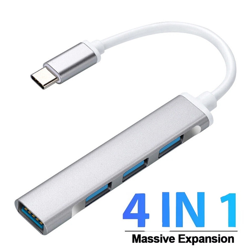 4-в-1 адаптер-хаб Type-C с 4 п – обзор и цена Laptop Accessories For Programmers