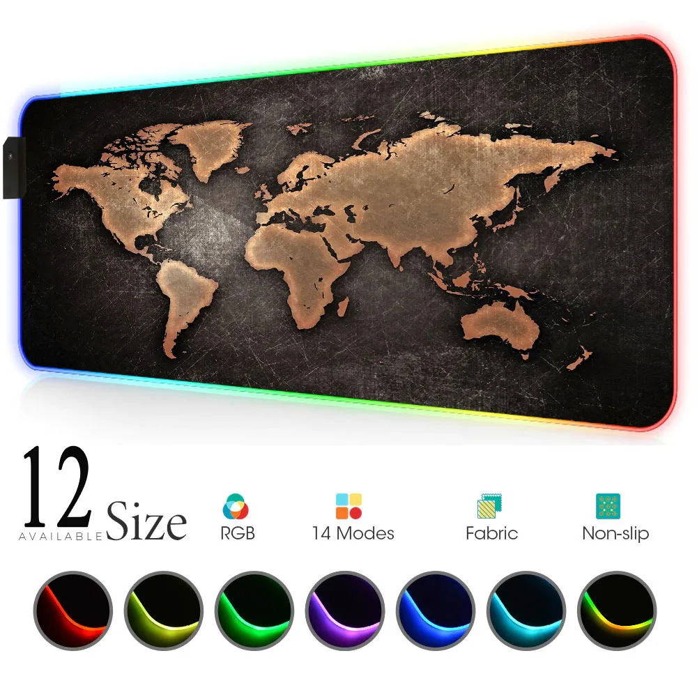 World Map Mouse Pad Gaming Mou – обзор и цена Laptop Accessories World