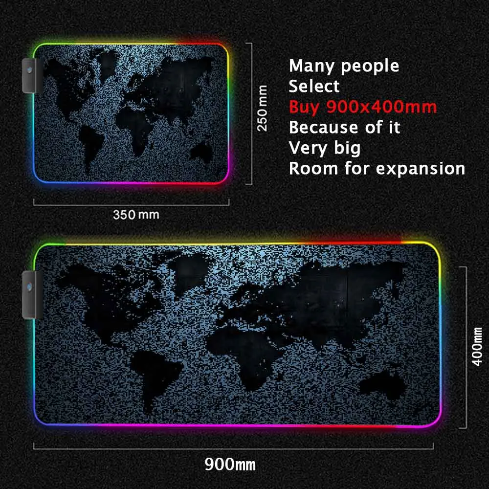 World Map Mouse Pad Gaming Mou – обзор и цена Laptop Accessories World