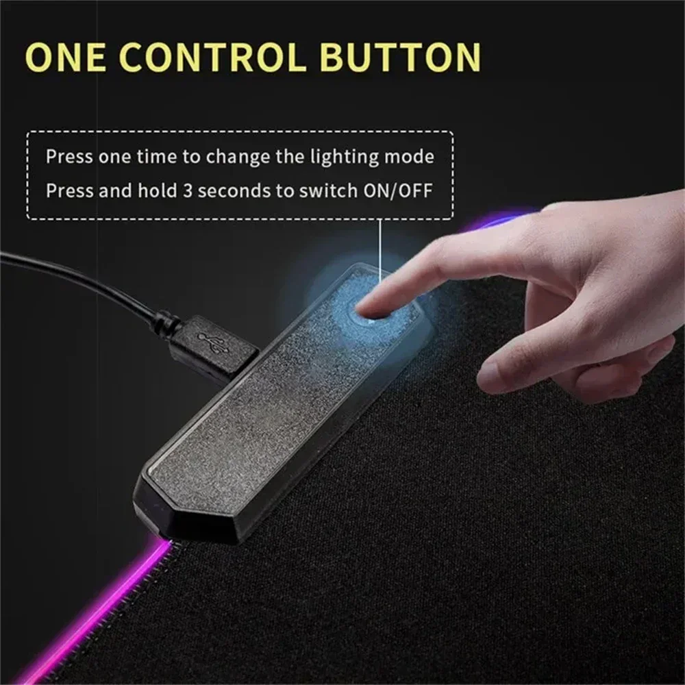 RGB коврик для мыши, большой Н – обзор и цена Laptop Accessories World