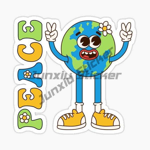 Наклейка AN IDEA WORLD PEACE д – обзор и цена Laptop Accessories World
